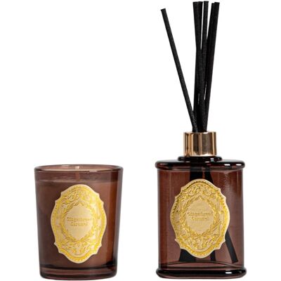 Homla Zestaw Zapachowy Ornaments Gingerbread Caramel 70 G + 50 Ml Homla Zestaw Zapachowy Ornaments Gingerbread Caramel 70 G + 50 Ml