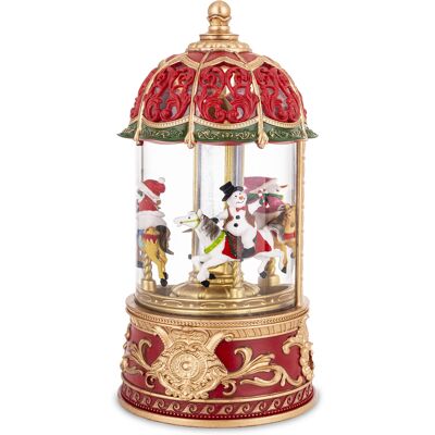 ART Kula Śnieżna Z Pozytywką Led Mikołaj Świąteczna Ozdoba Grająca Lampion ART Kula Śnieżna Z Pozytywką Led Mikołaj Świąteczna Ozdoba Grająca Lampion