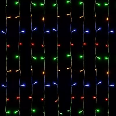 Aigostar Kurtyna Świetlna 1.2x1.2m 156 Lampek Led Rgby W 13 Soplach 8 Trybów Aigostar Kurtyna Świetlna 1.2x1.2m 156 Lampek Led Rgby W 13 Soplach 8 Trybów