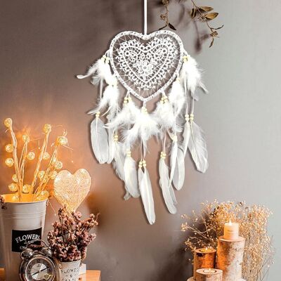 Inny producent Łapacz Snów Biały Rękodzieło Ozdoba Pokoju Dekoracja Prezent Wiszący Inny producent Łapacz Snów Biały Rękodzieło Ozdoba Pokoju Dekoracja Prezent Wiszący