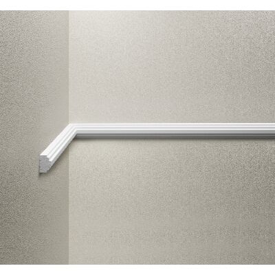 Listwa Naścienna Gładka 21,5x14,8mm Cezar Biały Mat 2,44m Listwa Naścienna Gładka 21,5x14,8mm Cezar Biały Mat 2,44m