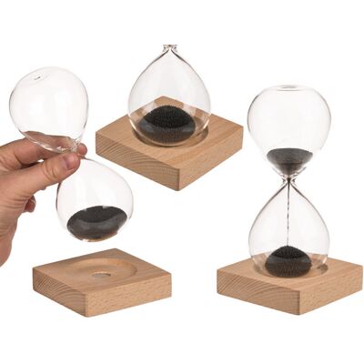 OOTB Magnetyczna Klepsydra Magnes Magiczna Opiłki 16 Cm OOTB Magnetyczna Klepsydra Magnes Magiczna Opiłki 16 Cm