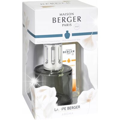 Maison Berger Paris Zestaw lampa zapachowa szara + olejek zapachowy Maison Berger Paris Zestaw lampa zapachowa szara + olejek zapachowy
