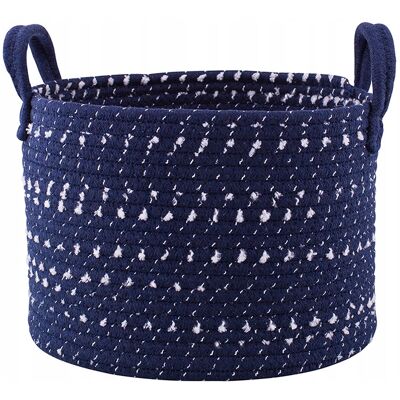 Osłonka na doniczkę kosz z uchwytami organizer Altom Design granat 28x20 cm Osłonka na doniczkę kosz z uchwytami organizer Altom Design granat 28x20 cm