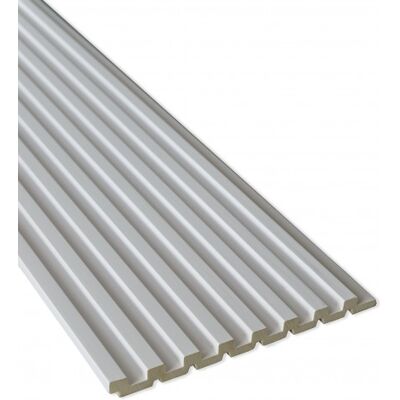 Panel Ścienny Laveno 300x20mm Cezar Biały Mat 2,70m Panel Ścienny Laveno 300x20mm Cezar Biały Mat 2,70m
