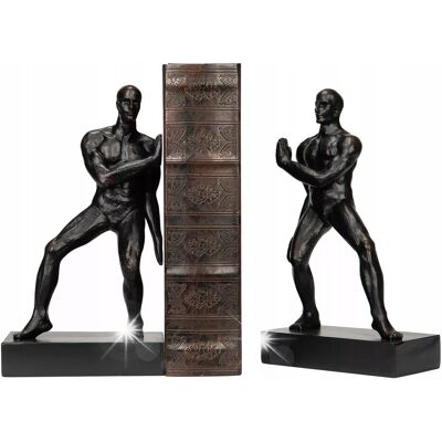 Skandi.pl Podpórki Do Książek Podpórka Bookend Atleci Dekoracja Do Salonu 2 Szt. Skandi.pl Podpórki Do Książek Podpórka Bookend Atleci Dekoracja Do Salonu 2 Szt.
