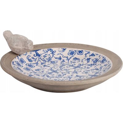 Esschert Design Poidełko Dla Ptaków Ceramiczna Misa Karmnik Na Ziarno Vintage 33cm Esschert Design Poidełko Dla Ptaków Ceramiczna Misa Karmnik Na Ziarno Vintage 33cm