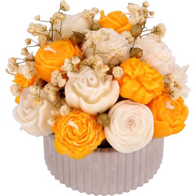 JUMI Świeca Sojowa Zapachowa Bukiet Flowerbox Jesienna Prezent Candela Encantada JUMI Świeca Sojowa Zapachowa Bukiet Flowerbox Jesienna Prezent Candela Encantada