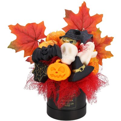 JUMI Świeca Sojowa Zapachowa Świeczka Halloween Dynia Flowerbox Jesienna Bukiet JUMI Świeca Sojowa Zapachowa Świeczka Halloween Dynia Flowerbox Jesienna Bukiet