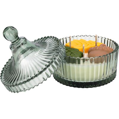 JUMI Świeca Sojowa Zapachowa Świeczka Liście Handmade Prezent Candela Encantada JUMI Świeca Sojowa Zapachowa Świeczka Liście Handmade Prezent Candela Encantada