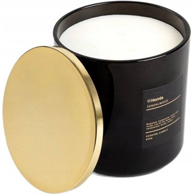 Świeca zapachowa AURA Sandalwood 870 g HOMLA Świeca zapachowa AURA Sandalwood 870 g HOMLA