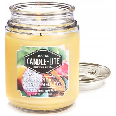 Candle-lite Świeczka Zapachowa Z Wosku Roślinnego Owocowa 510g Candle-lite Świeczka Zapachowa Z Wosku Roślinnego Owocowa 510g