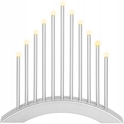 Springos Świecznik Adwentowy Świąteczny Świece Dekoracja 11 Led Święta Lampki Springos Świecznik Adwentowy Świąteczny Świece Dekoracja 11 Led Święta Lampki
