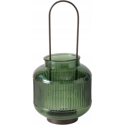 Boltze Świecznik Szklany Ciemnozielony Z Uchwytem Na Tealight Okrągły 29 X 15 Cm Boltze Świecznik Szklany Ciemnozielony Z Uchwytem Na Tealight Okrągły 29 X 15 Cm