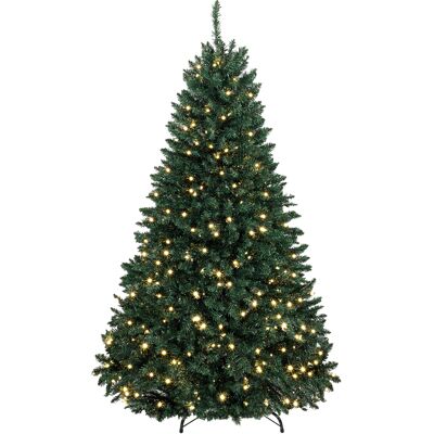 Homcom Sztuczna Choinka 180 Cm Z 1494 Gałązkami I 550 Diodami Led Homcom Sztuczna Choinka 180 Cm Z 1494 Gałązkami I 550 Diodami Led