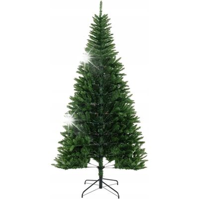 COSTWAY Sztuczna choinka świąteczna LED 240cm Narożna konstrukcja COSTWAY Sztuczna choinka świąteczna LED 240cm Narożna konstrukcja