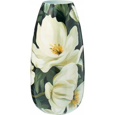 Home Styling Collection WAZON METALOWY DEKORACYJNY Ø15 CM DO SUCHYCH KWIATÓW MOTYW W KWIATY Home Styling Collection WAZON METALOWY DEKORACYJNY Ø15 CM DO SUCHYCH KWIATÓW MOTYW W KWIATY