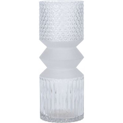 Home Styling Collection Wazon szklany cylindryczny, 30 cm Home Styling Collection Wazon szklany cylindryczny, 30 cm