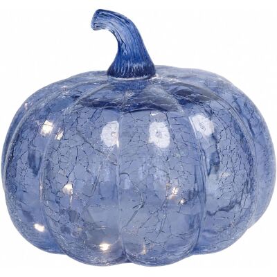 Inny producent Zegar Dyniowy Lampion Szklany Mrugający Migoczący Niebieski Dekoracja Inny producent Zegar Dyniowy Lampion Szklany Mrugający Migoczący Niebieski Dekoracja