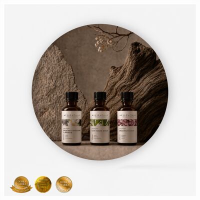 Essentials Zestaw 3 Kompozycji Zapachowych Drzewne 10ml Essentials Zestaw 3 Kompozycji Zapachowych Drzewne 10ml