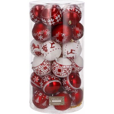 Springos Zestaw Bombek Bombki Bombka Ozdoby Choinkowe Świąteczne 5 Cm 30 Szt. Springos Zestaw Bombek Bombki Bombka Ozdoby Choinkowe Świąteczne 5 Cm 30 Szt.
