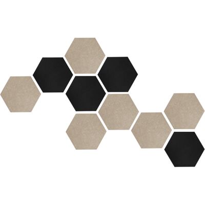 Zestaw Dekoracyjny Marbet Design Panel Ścienny Sześciokąt Flatline 2.0 Hex Set2 Zestaw Dekoracyjny Marbet Design Panel Ścienny Sześciokąt Flatline 2.0 Hex Set2