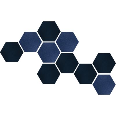 Zestaw Dekoracyjny Marbet Design Panel Ścienny Sześciokąt Flatline 2.0 Hex Set3 Zestaw Dekoracyjny Marbet Design Panel Ścienny Sześciokąt Flatline 2.0 Hex Set3