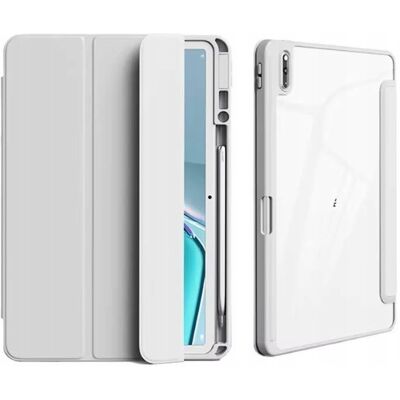 Bergcomp Eleganckie estetyczne etui kolor jasny popielaty do tabletu Huawei MatePad 11.5 S 2024 TGR-W09 z miejscem na rysik w etui Bergcomp Eleganckie estetyczne etui kolor jasny popielaty do tabletu Huawei MatePad 11.5 S 2024 TGR-W09 z miejscem na rysik w etui