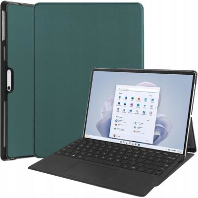 Etui Bizon Case Tab Croc do Microsoft Surface Pro 9, ciemnozielone Etui Bizon Case Tab Croc do Microsoft Surface Pro 9, ciemnozielone