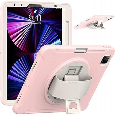 Inny producent Etui do iPad Air 5/Air 4/Pro 11 z Obrotową Podstawką i Miejscem na Rysik Różowe Inny producent Etui do iPad Air 5/Air 4/Pro 11 z Obrotową Podstawką i Miejscem na Rysik Różowe