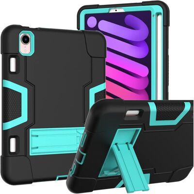 Inny producent Etui do iPad Mini 6 8,3” Pancerne z Podstawką i Miejscem na Rysik Czarne Inny producent Etui do iPad Mini 6 8,3” Pancerne z Podstawką i Miejscem na Rysik Czarne