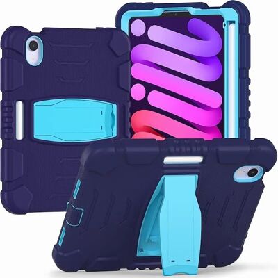 NIKCORP Etui do iPad Mini 6 8.3” z Podstawką i Miejscem na Rysik Granatowe NIKCORP Etui do iPad Mini 6 8.3” z Podstawką i Miejscem na Rysik Granatowe