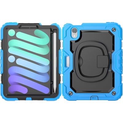 Inny producent Etui do iPad Mini 6 8,3” z Podstawką i Miejscem na Rysik Niebieskie Inny producent Etui do iPad Mini 6 8,3” z Podstawką i Miejscem na Rysik Niebieskie