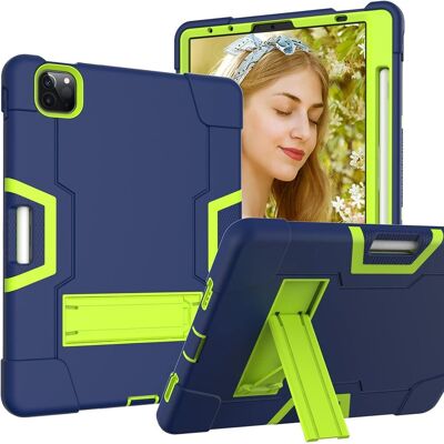 NIKCORP Etui do iPad Pro 12.9' z Podstawką i Miejscem na Rysik Granatowe NIKCORP Etui do iPad Pro 12.9' z Podstawką i Miejscem na Rysik Granatowe