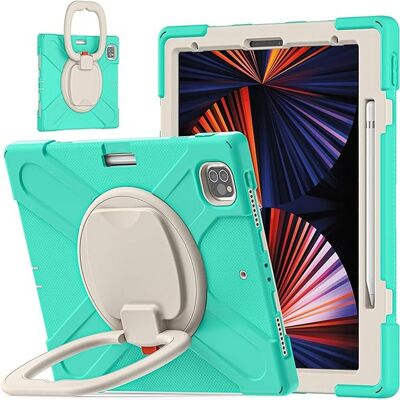 Inny producent Etui do iPad Pro 4/3 12.9” z Podstawką i Miejscem na Rysik Miętowe Inny producent Etui do iPad Pro 4/3 12.9” z Podstawką i Miejscem na Rysik Miętowe