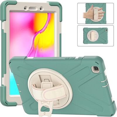 Inny producent Etui do Samsung Galaxy Tab A 8.0 z Podstawką i Pasek na Ramię Zielone Inny producent Etui do Samsung Galaxy Tab A 8.0 z Podstawką i Pasek na Ramię Zielone