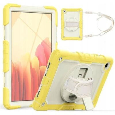 Inny producent Etui do Samsung Galaxy Tab A7 2020 10,7” z Podstawką i Paskiem na Ramię Żółte Inny producent Etui do Samsung Galaxy Tab A7 2020 10,7” z Podstawką i Paskiem na Ramię Żółte