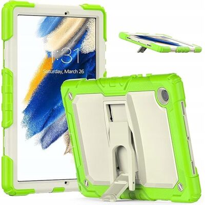 Inny producent Etui do Samsung Galaxy Tab A8 z Podstawką i Paskiem na Ramię Zielone Inny producent Etui do Samsung Galaxy Tab A8 z Podstawką i Paskiem na Ramię Zielone