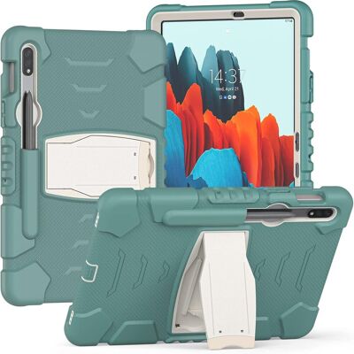 NIKCORP Etui do samsung galaxy tab s7 plus 12.4” z podstawką zielone NIKCORP Etui do samsung galaxy tab s7 plus 12.4” z podstawką zielone