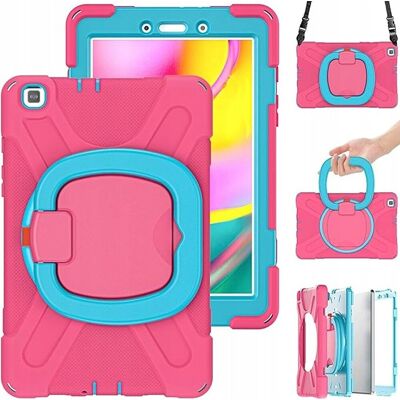 Inny producent Etui do Samsung Tab A 8.0' T290 T295 z Podstawką i Paskiem na Ramię Różowe Inny producent Etui do Samsung Tab A 8.0' T290 T295 z Podstawką i Paskiem na Ramię Różowe