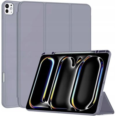 Techsuit Etui Flex Trifold dla Apple iPad Pro 13 (2024), Uchwyt na rysik, fiolet Techsuit Etui Flex Trifold dla Apple iPad Pro 13 (2024), Uchwyt na rysik, fiolet