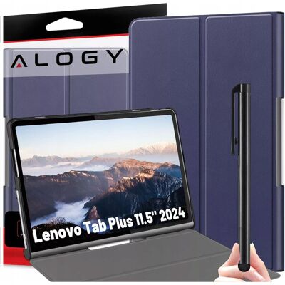 Inny producent Etui ochronne + Rysik case do Lenovo Tab Plus TB351FU 11.5' 2024 granatowy Inny producent Etui ochronne + Rysik case do Lenovo Tab Plus TB351FU 11.5' 2024 granatowy