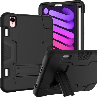 JETech Etui Pancerne iPad Mini 6 8.3 3-Warstwy Militarne Rysik Czarne JETech Etui Pancerne iPad Mini 6 8.3 3-Warstwy Militarne Rysik Czarne