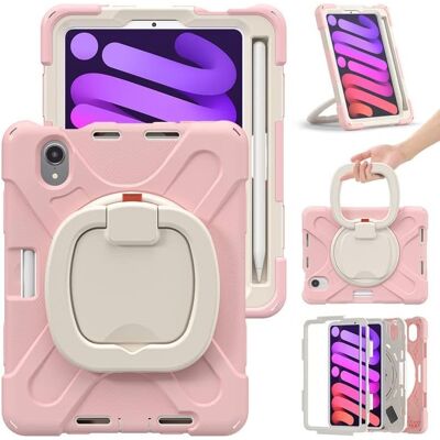 JETech Etui Pancerne iPad Mini 6 8.3 Stojak 360 Pasek Rysik Dla Dzieci JETech Etui Pancerne iPad Mini 6 8.3 Stojak 360 Pasek Rysik Dla Dzieci