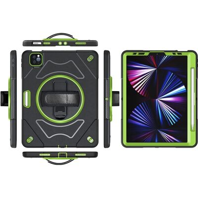 JETech Etui Pancerne iPad Pro 11 2018-2021 Stojak 360 Rysik Pasek Zielone JETech Etui Pancerne iPad Pro 11 2018-2021 Stojak 360 Rysik Pasek Zielone