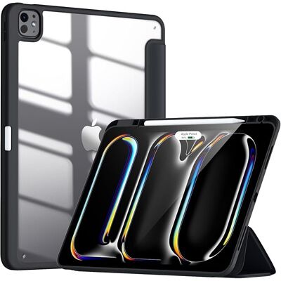 Etui pencil czarne z miejscem na rysik do Apple iPad Air 13 M2 2024 6gen A2898 A2899 A2900 Etui pencil czarne z miejscem na rysik do Apple iPad Air 13 M2 2024 6gen A2898 A2899 A2900