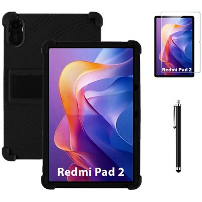AllTabCases ETUI SILIKONOWE Z PODSTAWKĄ + SZKŁO DO XIAOMI REDMI PAD 2 AllTabCases ETUI SILIKONOWE Z PODSTAWKĄ + SZKŁO DO XIAOMI REDMI PAD 2