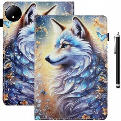 Etui Skórzane Grafika + Rysik Do Xiaomi Redmi Pad Se 8.7' Etui Skórzane Grafika + Rysik Do Xiaomi Redmi Pad Se 8.7'