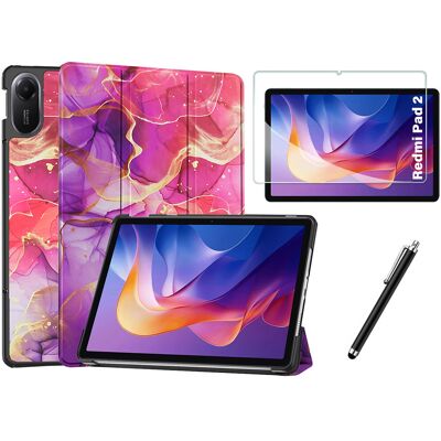 AllTabCases ETUI SMART COVER GRAFIKA + SZKŁO + RYSIK do Xiaomi Redmi Pad 2 11' AllTabCases ETUI SMART COVER GRAFIKA + SZKŁO + RYSIK do Xiaomi Redmi Pad 2 11'