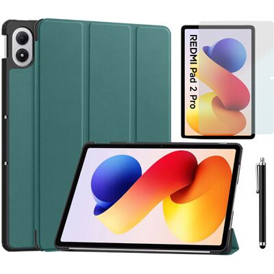 ETUI SMART COVER + SZKŁO + RYSIK do Xiaomi Redmi Pad 2 Pro 12.1' 2025 ETUI SMART COVER + SZKŁO + RYSIK do Xiaomi Redmi Pad 2 Pro 12.1' 2025